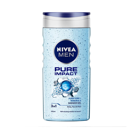 Nivea Shower Gel Men Pure Impact	